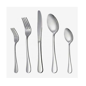 Juego de cubiertos de plata con mango de concha de alta calidad, juego de cubiertos de plata pulida de diseño coreano de acero inoxidable - Product Image 4