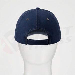 <b>Navy</b> Blue Solid Cotton <b>Baseball</b> <b>Cap</b> Blank Plain Casual Unisex Find Look Fit Top Comfort Pick Headwear Shade Gear New - Product Image 2