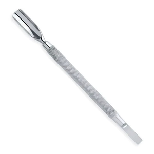 Empujador de Cutículas de Doble Punta y Cortador de Borde Recto de Acero Inoxidable 100% Duradero y de Alta Calidad para Limpieza de Uñas - Product Image 1