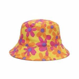 Chapeau Bob Rétro Color Block Personnalisé en Coton et Lin avec Bordure en Fausse Fourrure Unisexe Confortable Doux pour Extérieur Festival Voyage Plage - Product Image 1