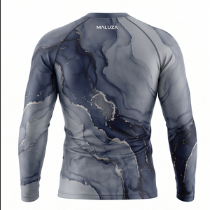 Rashguard BJJ Unisexe OEM Sans Gi, Maillot de Grappling MMA Sublimé avec Coutures Plates sur le Devant, Séchage Rapide, 100% Coton, Compression Respirante - Product Image 2