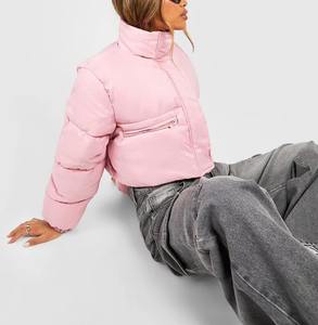 Chaqueta Acolchada Reversible con Capucha para Mujer, Impermeable, Aislante, Cálida para Invierno - Product Image 5