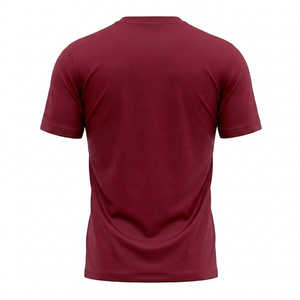 Camiseta de Manga Corta para Hombre, Cuello Redondo, Color Sólido, Corte Regular, Tejido de Punto, Diseño Liso, Ecológica, Lavado Ácido, 320g - Product Image 2