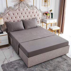 Juego de Sábanas Planas y Ajustables King Size, 100% Lino, 300 Hilos, Impermeables, con Estampado Personalizado para el Hogar - Product Image 2