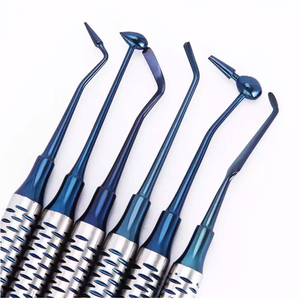 Juego de 6 Espátulas de Resina Compuesta Dental con Recubrimiento de Titanio y Mango Grueso, Instrumento de Odontología - Product Image 5