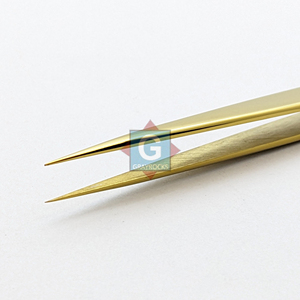 แหนบต่อขนตาปลายตรง สแตนเลส สำหรับต่อขนตา - Product Image 4