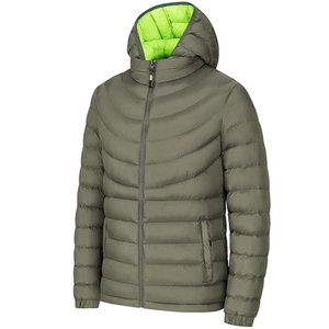 Custom Loose Fit Printed Men's Winter Warm Puffer Jacket High quality men puffer insulated winter outerwear <b>padded</b> <b>coat</b> - Product Image 1