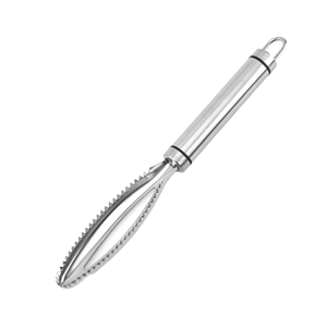Fish Scraper Stainless Steel Fish Scale Remover Seafood Cleaning Tool Professional Kitchen Utensil Durable Reusable - Product Image 2
