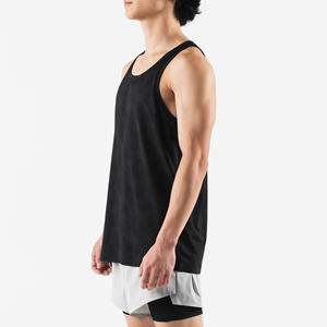 New gym Arrival Men's Plus Size Breathable Eco-Friendly Quick Dry Knitted <b>Undershirts</b> <b>Long</b> <b>Sleeve</b> Moto Biker Style Solid Pattern - Product Image 3