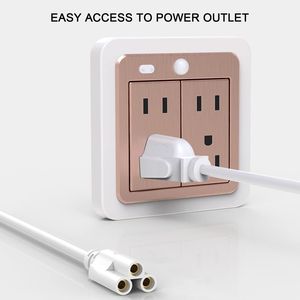 Luminaire tubulaire LED intégré 2FT T8/T5 avec câble d'alimentation CA et prise américaine à 3 broches pour garage, atelier, entrepôt, usage commercial - Product Image 4