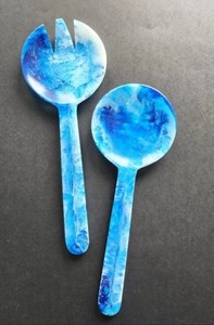 Resin Serving Spoon High Quality Finish Reusable Kitchen Accessory for Salad Rice Soup and <b>Buffet</b> Service - Product Image 6