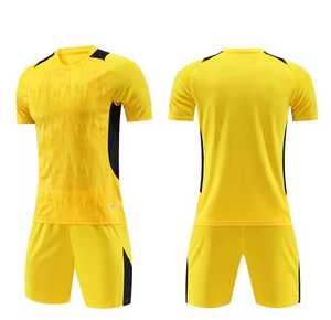 Conjunto de Uniforme de Fútbol para Hombre, Pantalones Cortos Transpirables de Poliéster, Jersey, Talla Adulto - Product Image 4