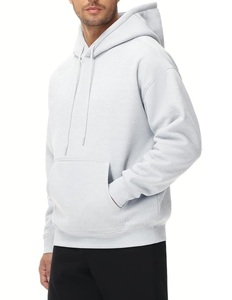 Sweat à capuche pour homme, best-seller, 100% coton, doublé, manches longues, col tombant, uni, confortable, grande taille, personnalisable - Product Image 5