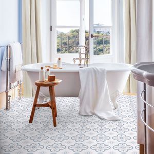 20 Pezzi Piastrelle Autoadesive in PVC 7,9 X 7,9 Pollici Impermeabili e Antiscivolo - Product Image 1