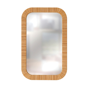 EGON PT Aneka Tusma Espejo decorativo táctil elegante Esquina redondeada Diseño tejido Modelo M421W - Product Image 1