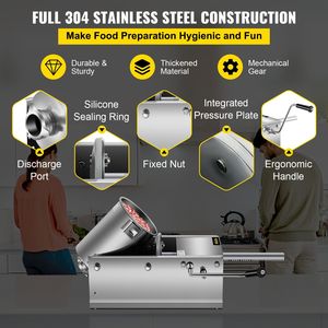 Manual Horizontal <b>Sausage</b> Stuffer 5 Filling Nozzles 3L/ 7Lbs Capacity Home & Commercial Use <b>Sausage</b> <b>Maker</b> - Product Image 3