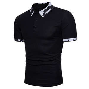 Polo Casual para Hombre, 100% Algodón, Secado Rápido, Cuello Alto, Antiarrugas, Logotipo Personalizado, Impresión Digital, Último Estilo de Verano - Product Image 3