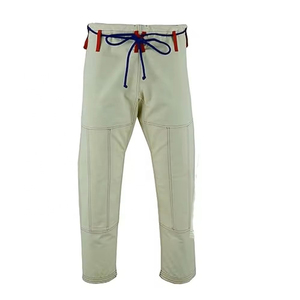 Kimono de BJJ para Adultos, 100% Algodón, Corte Regular, Unisex, Conjunto de Ropa para Artes Marciales, Color Blanco Liso y Resistente - Product Image 4