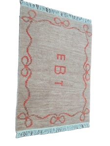 พรมปูพื้นขนสัตว์แบบถักมือเกรดสูงแบบโบราณมีหลายสีพรมกันลื่นแบบแอบสแตรกทอสำหรับชุดบ้าน - Product Image 6