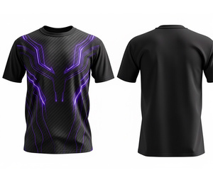 T-shirts à séchage rapide par sublimation, fournisseur de vêtements de fitness personnalisés |   Tailles pour hommes, femmes et jeunes |   Entraînement léger et à séchage rapide - Product Image 3