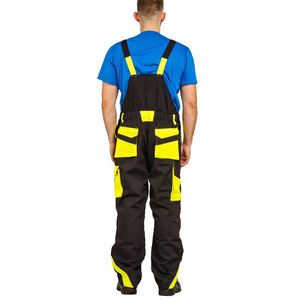 Pantalones de Trabajo para Hombre, Overol con Tirantes, Pantalones Multibolsillos, Overol Protector, Uniformes de Seguridad de Algodón - Product Image 4