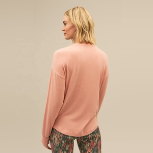 Top de Yoga Personalizado para Mujer, Cuello Redondo, Ajuste Regular, Spandex/Poliéster, Elástico en Cuatro Direcciones, Transpirable, Ligero, Verano - Product Image 4