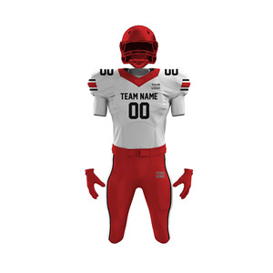 Uniforme de Fútbol Americano OEM Hecho en EE. UU., 100% Poliéster, Manga Corta, Ropa Deportiva con Diseño Profesional para Adultos - Product Image 2