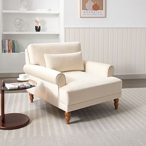 Grandi dimensioni lusso soggiorno sedia elegante braccioli circolari ergonomico supporto lombare Vintage colonna romana gambe migliorare - Product Image 4