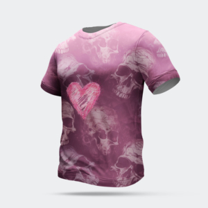 T-shirt décontracté imprimé DTF à motif floral, 100 % coton, manches courtes, col rond, coupe classique, respirant, écologique pour homme - Product Image 5