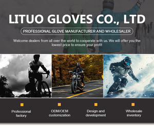 Guantes de Invierno de Neopreno Negros con Puño Elástico y Función Anticongelante para Protección Contra el Frío - Product Image 3