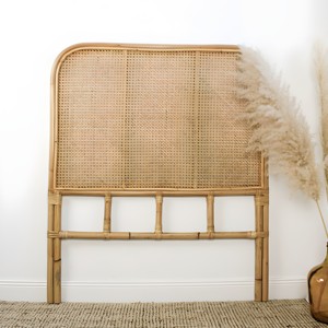 Wholesale eco-friendly rattan bed headboard handmade bedhead headboards for decorating beds - Product Image 2