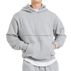 Sudadera con Capucha para Hombre, Estilo Nuevo, 100% Algodón Francés, Logotipo Personalizado, Hombros Caídos, Talla Grande - Product Image 3
