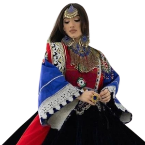 Nouvelles Robes Afghanes en Dentelle pour Femmes, Longueur Ras du Sol, en Satin Écologique, Vente en Gros, Prêtes à Porter, Tenues de Soirée, Robe Afghane Kuchi - Product Image 3