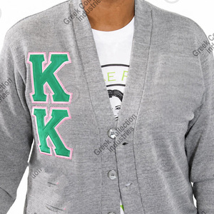 Cárdigan Universitario Unisex Personalizado, Tejido Acrílico Jacquard, Transpirable, Cuello en V, Hombros Caídos, Grueso, de Secado Rápido - Product Image 5