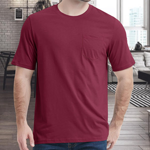 เสื้อยืดผู้ชายไซส์ใหญ่ น้ำหนัก 305 กรัม ผ้าฝ้ายเจอร์ซีย์ 100% ย้อมเส้นด้าย ระบายอากาศได้ดี สไตล์วินเทจ พร้อมโลโก้แบบกำหนดเอง - Product Image 3