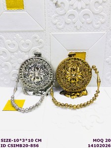 Luxury Handmade Satin Floral <b>Clutch</b> Purse for Women | Designer Evening Party <b>Wedding</b> <b>Clutch</b> with Pearl and Ring Strap - Product Image 1