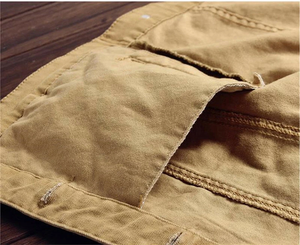 Chaqueta vaquera clásica para hombre, chaqueta vaquera 100% de algodón/poliéster, chaqueta informal, abrigo, botón de camionero, clásico occidental - Product Image 6