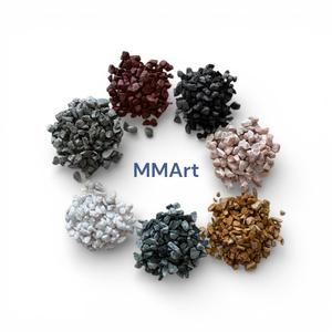 Copeaux de marbre concassé naturels, lavés à l'eau, sans poussière, écologiques, pour texture murale en terrazzo et revêtements de sol en résine, utilisation extérieure pour jardins - Product Image 6