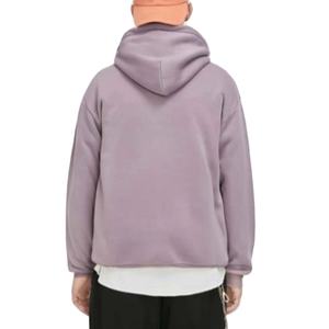 Pull à capuche surdimensionné 100% coton pour hommes, imprimé personnalisé, brodé, design solide, épaules tombantes, hiver, vente en gros - Product Image 5