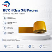 Panneau isolant en fibre de verre/fibre de polyester SHS, gaine en fibre de polyester (préimprégné DMD) pour transformateurs électriques de type sec
