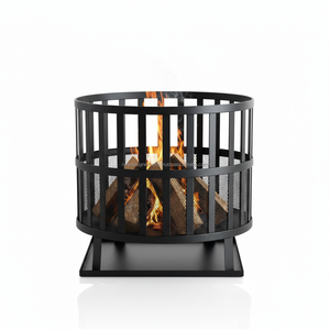 Insert de foyer encastré pour tables de repas d'extérieur avec pierres de lave ou verre - Product Image 5