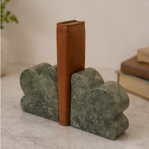 Sujetalibros de Piedra Hecho a Mano con Forma de Nube Tallada, Escultura Decorativa para Decoración del Hogar - Product Image 3