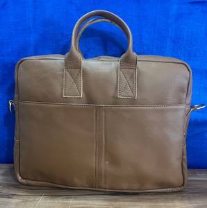 RABADA Leather <b>Messenger</b> <b>Bag</b> Large Durable Zipper Closure Business Use All Seasons <b>Men's</b> Style Large Capacity - Product Image 3