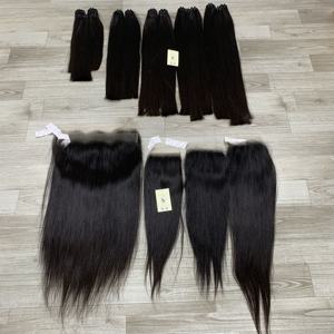 Vente chaude 13x6 HD Lace Frontal 13x4 Swiss Transparent HD Lace Frontal et Closure Raw Cheveux humains vietnamiens - Product Image 2