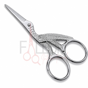 Luxury Gold Stork Embroidery <b>Scissors</b> Stainless Steel Vintage Bird <b>Sewing</b> <b>Scissors</b> Hair Trimming <b>Scissors</b> OEM ODM - Product Image 2