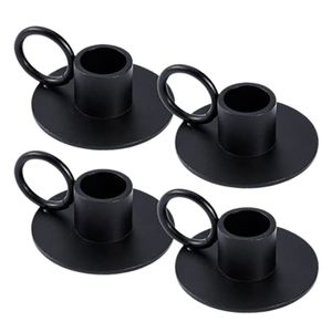 Porte-bougie en fer poli doré, de forme florale, élégant, pour la décoration de la chambre, pour l'éclairage de Noël. - Product Image 4