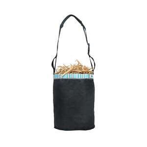 Black Mesh Horse Hay Feed <b>Bag</b> Adjustable Strap Durable <b>Net</b> Feeding <b>Bag</b> Slow Feed Design Bulk Wholesale OEM Supplier - Product Image 1