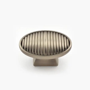 <b>Decorative</b> Square Brass Cabinet <b>Knob</b> Modern Design Ergonomic Grip Durable Kitchen <b>Drawer</b> Handle Matte Finished Universal Fit - Product Image 3
