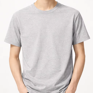 Camiseta Casual de Algodón 100% para Hombre SK Custom, Corte Holgado, 210 g/m², Manga Corta, Cuello Redondo, Transpirable, Ecológica, Tallas Grandes - Product Image 5