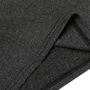 T-shirt en coton extensible respirant de haute qualité pour femme, élégant, gris foncé, à col, vêtement décontracté haut de gamme - Product Image 6